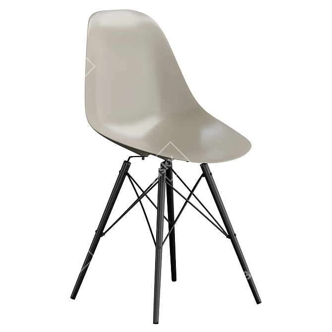 Eames Plastic Chair: Modern Classic 3D model image 2