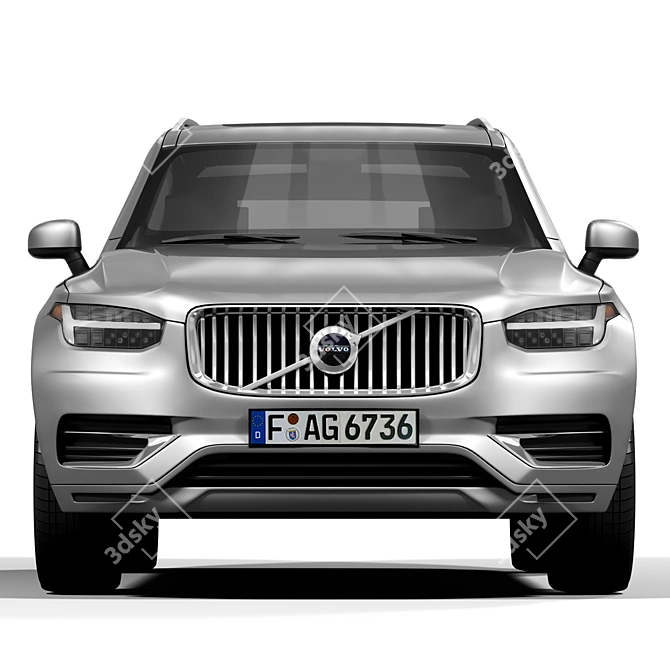 Premium Volvo XC90 Model 3D model image 3