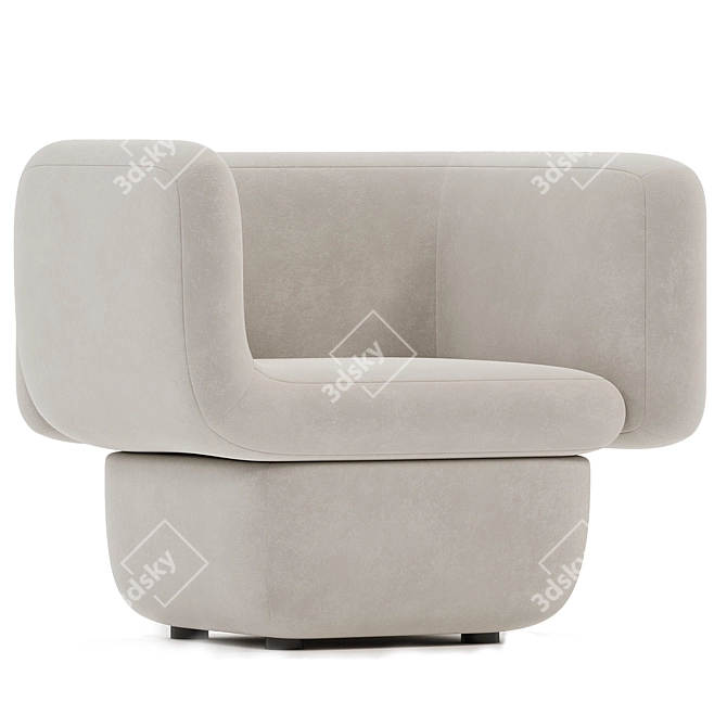 Modern Italian VENTO Sofa Model 3D model image 1