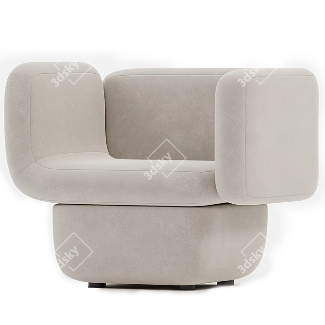 Modern Italian VENTO Sofa Model 3D model image 2