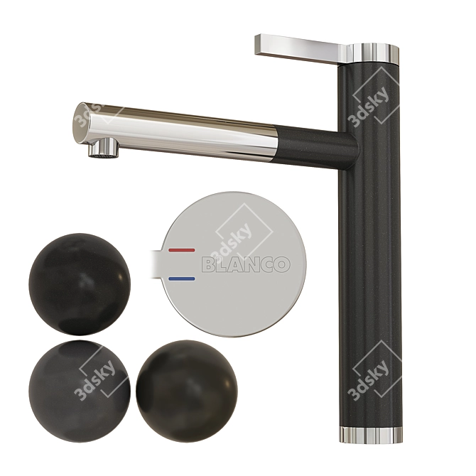 Blanco Linee-S Mixer Collection 3D model image 1