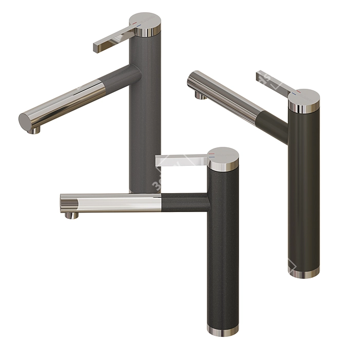 Blanco Linee-S Mixer Collection 3D model image 3