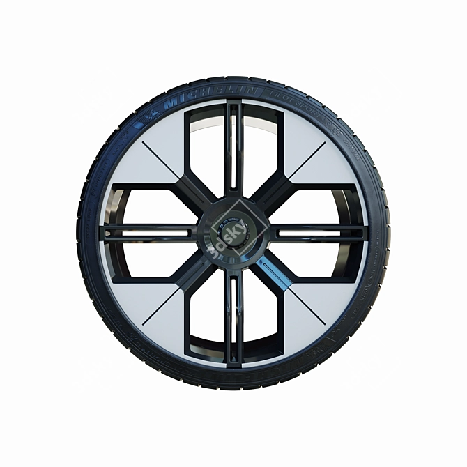 Polestar O2 Wheels, Set of 4 3D model image 2