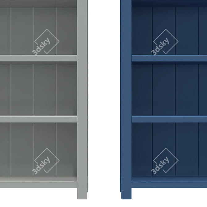 Elegant Open Shelf Jules Verne 3D model image 4