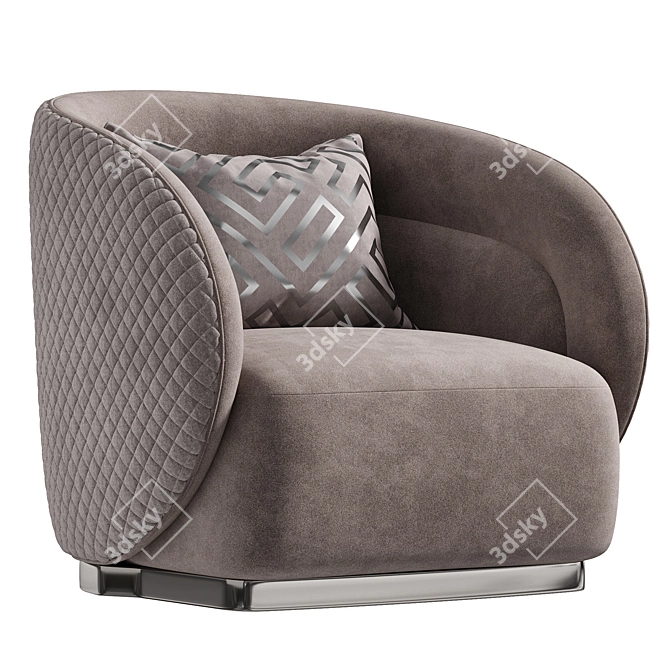 Contemporary Velar Armchair, 2015 Version 3D model image 1