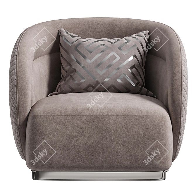 Contemporary Velar Armchair, 2015 Version 3D model image 2