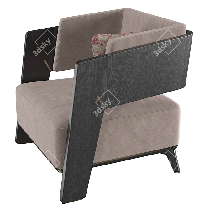 Glamorous Roman-inspired Armchair: Luxxu Galea 3D model image 3