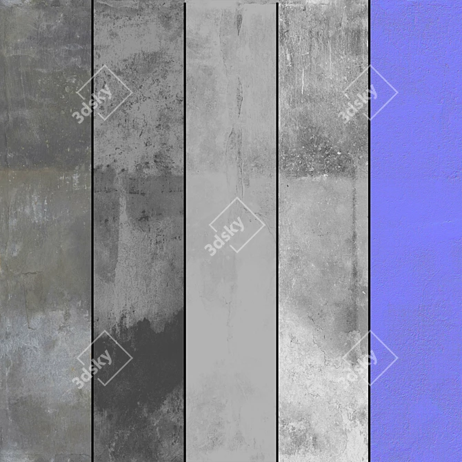 Rusty Iron Texture Seamless PBR 3D model image 5