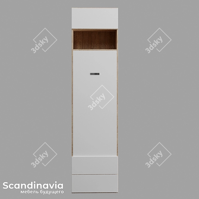 Transformer Console Desk SKANDINAVIYA 3D model image 2