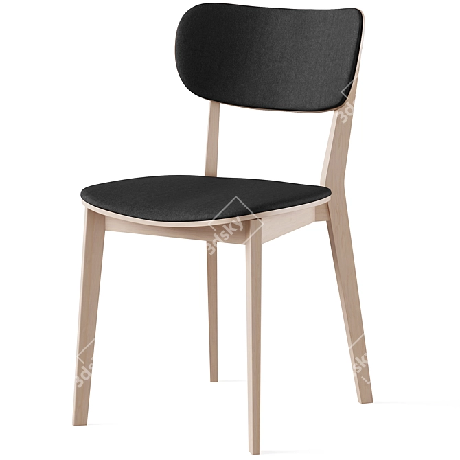  Scandinavian Kato Chair Collection 3D model image 9