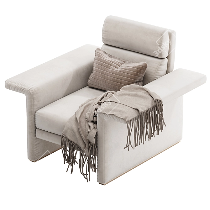 Fendi Dream Fly Armchair: Luxury Design 3D model image 4