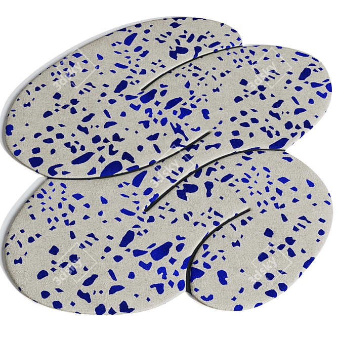 Squiggle Rug by Okejstudio 3D model image 4