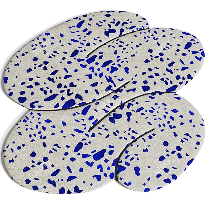Squiggle Rug by Okejstudio 3D model image 9