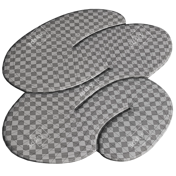 Squiggle Rug by Okejstudio 3D model image 17