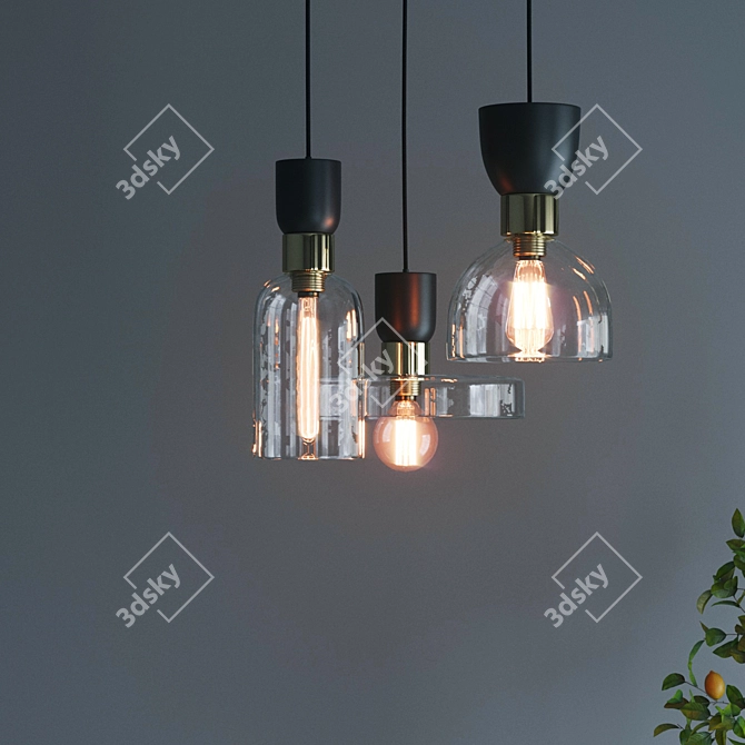 Vera Pendant Light Collection 3D model image 7