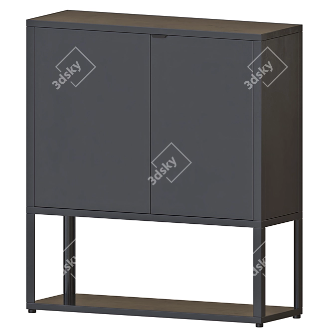 Sleek Modern Hay Cabinet 3D model image 2