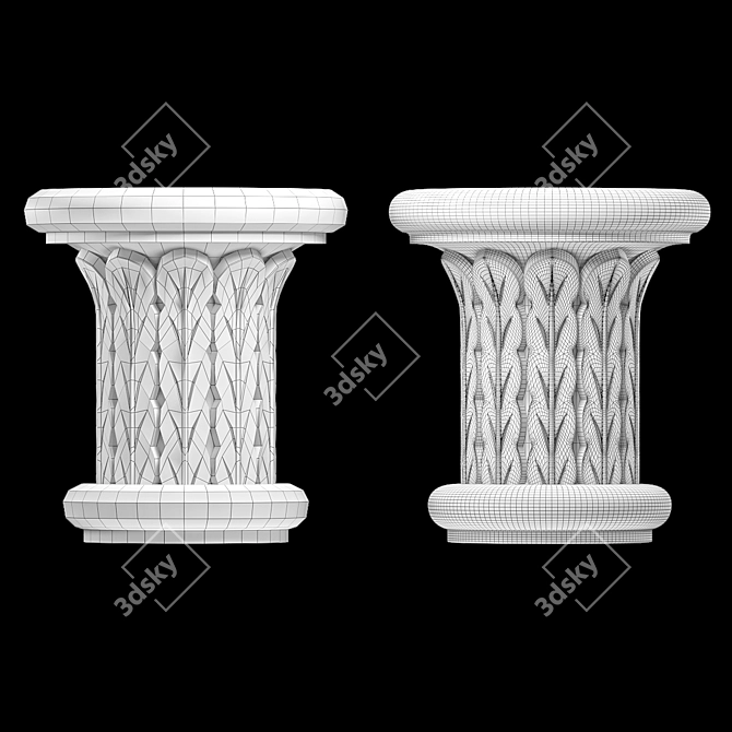 CNC Wooden Model Files Kit 3D model image 3
