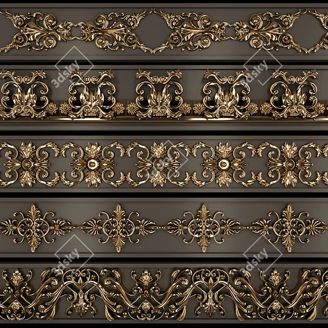 3D Software Ornament Pack 3D model image 1