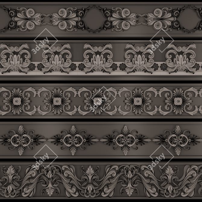 3D Software Ornament Pack 3D model image 2