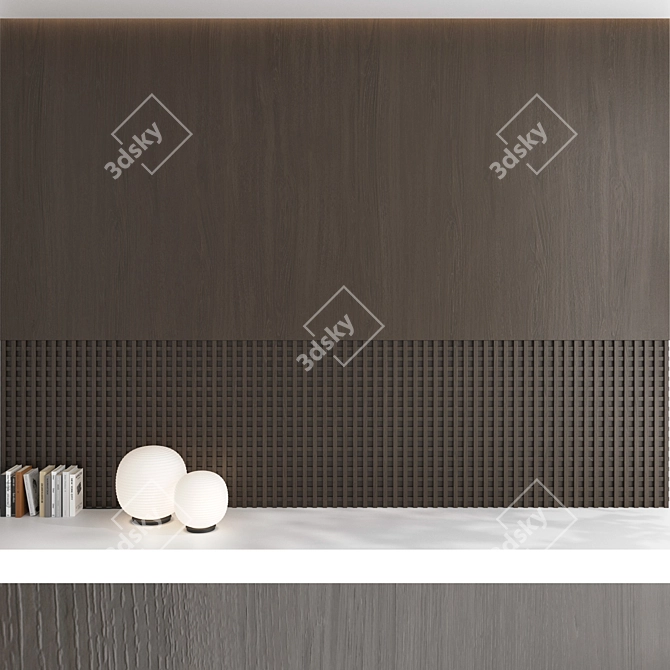 Decorative Wall Panel Set 78 3D model image 2