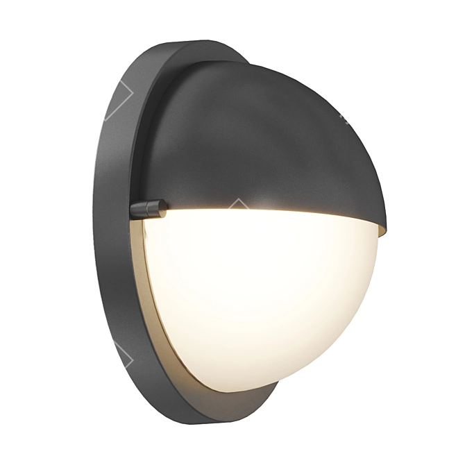 Elegant Raina Gold Wall Sconce 3D model image 3