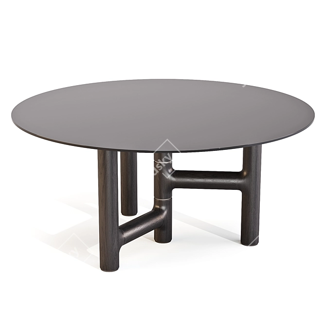 Bonaldo Pivot Dining Tables Set 3D model image 4