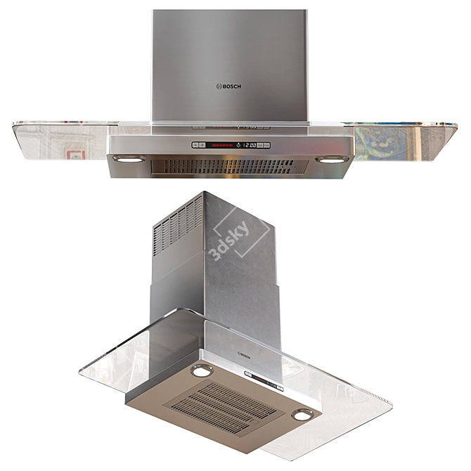 Bosch Appliances Set: 4 Models 3D model image 4