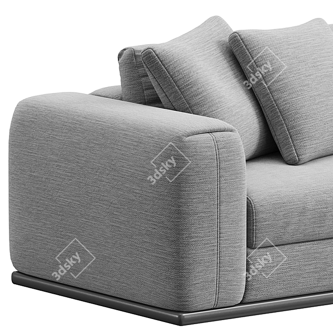 Luxurious Flexform Asolo Sofa Set 3D model image 2