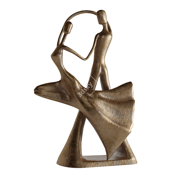 Abstract Human Sculptures Variety 3D model image 3