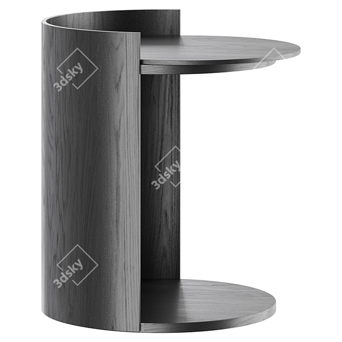 ROSSATO REVER Side Table 3D model image 2