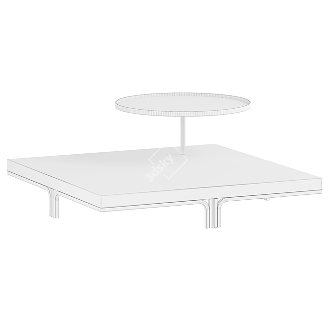 ROSSATO RICHARD Home Coffee Table 3D model image 3