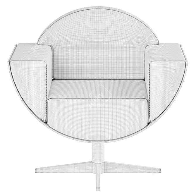 Grace Lounge Chair | Home 3D model image 4