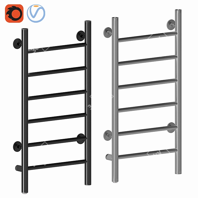 Electric Towel Warmer DMT 109-6 3D model image 1