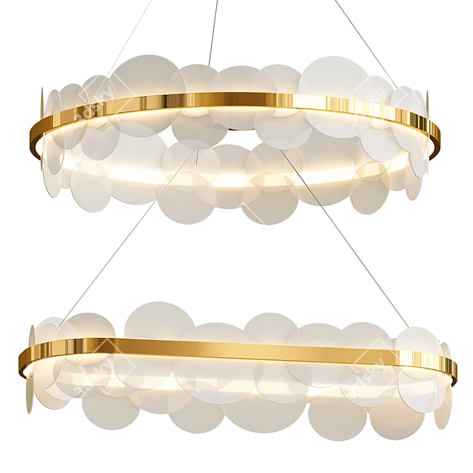 Elegant Bollarm Chandelier Collection 3D model image 1