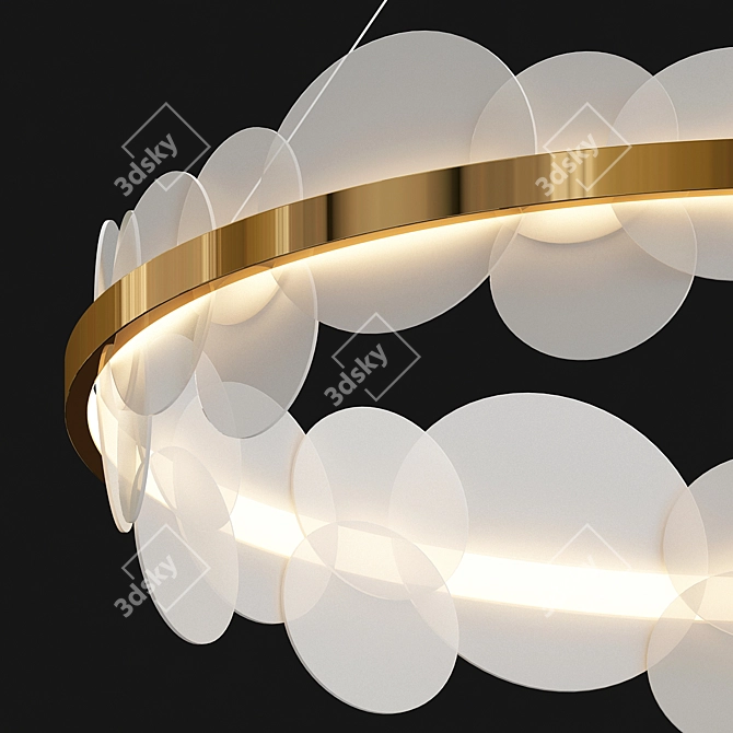 Elegant Bollarm Chandelier Collection 3D model image 4