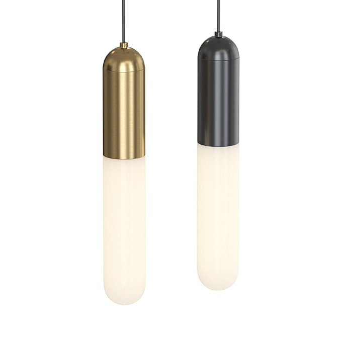 Ethereal Gradient Pendant Light 3D model image 2