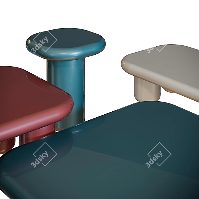 Bilbao Tables: Stylish Functional Elegance 3D model image 7