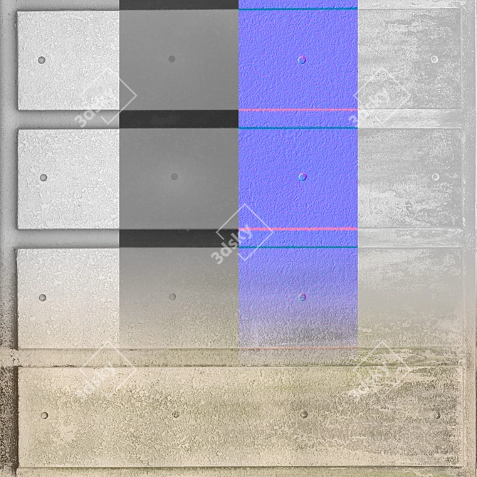Seamless Pavement Texture Pack 3D model image 2