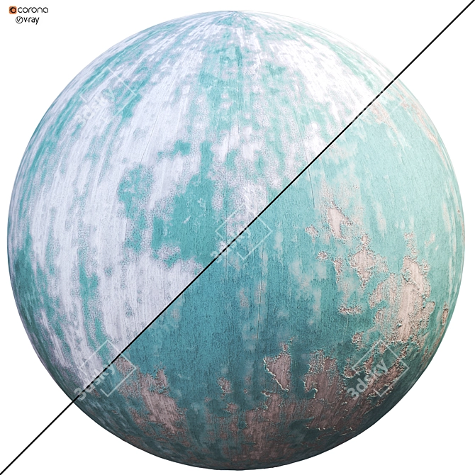  Vintage Wood Texture Set 3D model image 1