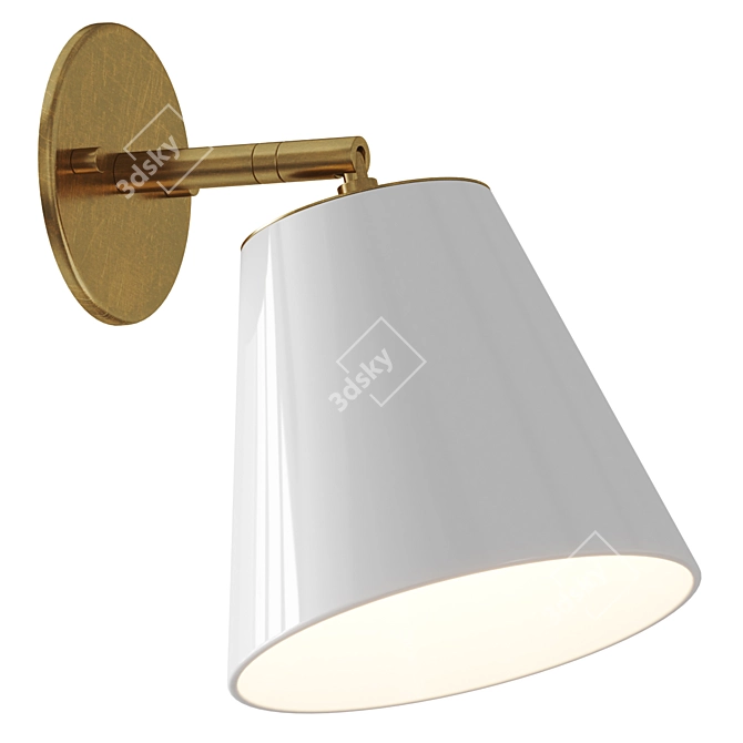 Elegant Renwil Kai Wall Sconce 3D model image 1