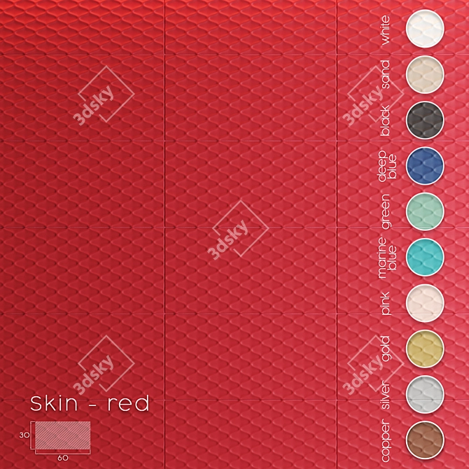 Lovetiles Genesis - Skin Tile 3D model image 1