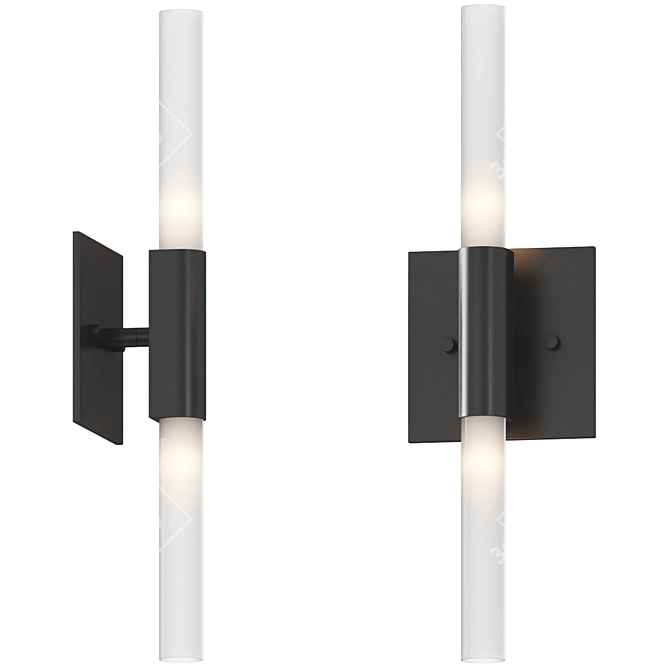 Contemporary Glass Lina Sconce 3D model image 1