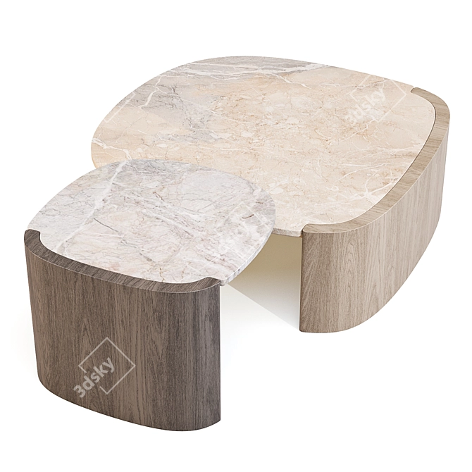 Elevate Trampolino Coffee Table 3D model image 3