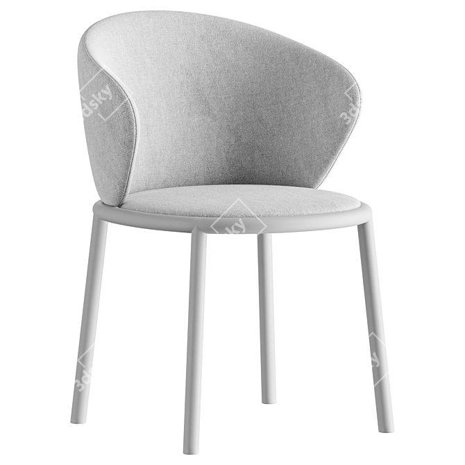 Modern Stool - Mario Ferrarini 3D model image 3