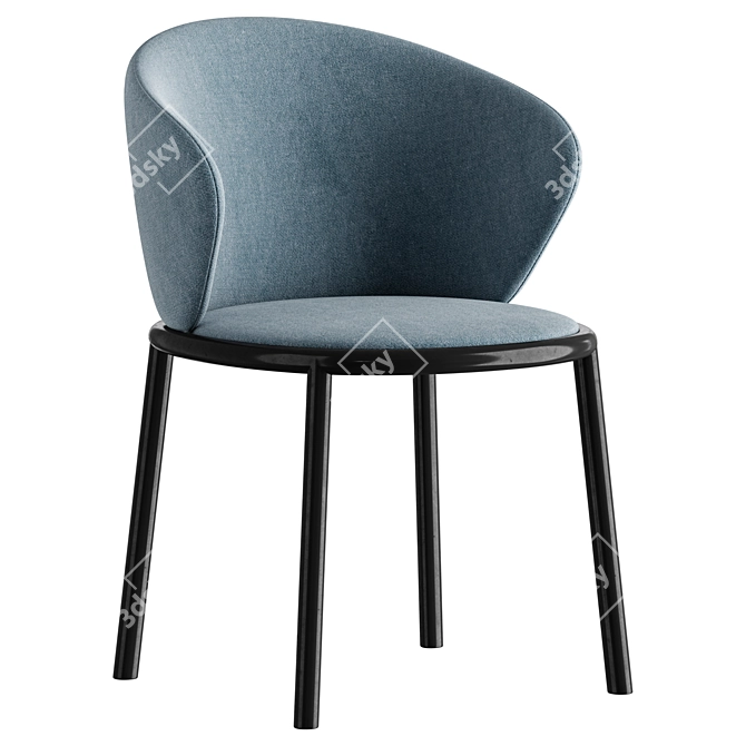 Modern Stool - Mario Ferrarini 3D model image 4