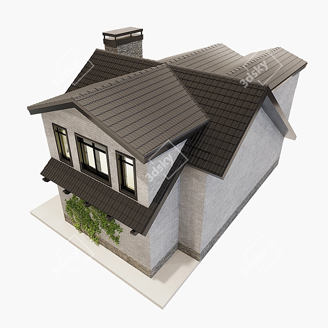 Rustic Charm Farmhouse Decor 3D model image 4