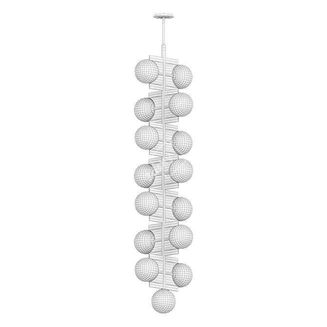 PLOSER Chandelier by Imperiumloft 3D model image 4