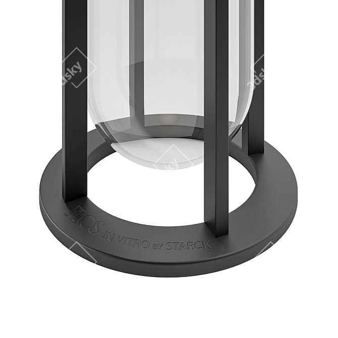 Illuminate Glass Table Lamp 3D model image 2