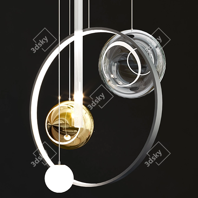 Modern Biarritz Designer Table 3D model image 2
