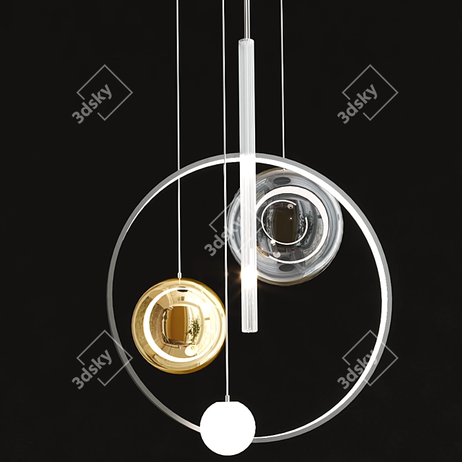 Modern Biarritz Designer Table 3D model image 5